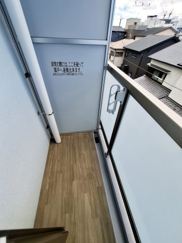 光Haus＋里中のバルコニー