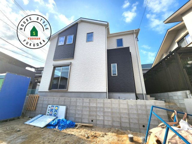 福岡市城南区友丘4丁目第1-3棟（3号棟）の外観：施工例|デザイン性のある外観です。