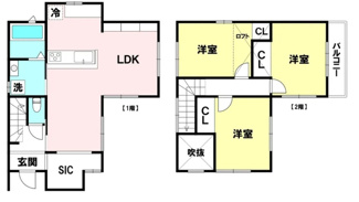 【間取り】 | 守山市水保町　中古戸建