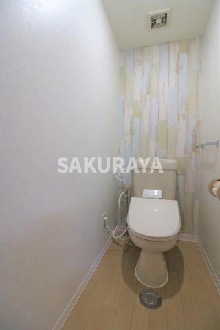 パークサイドヒルズのトイレ|現況と異なる場合がございます。