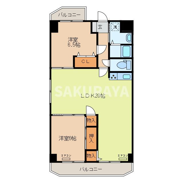 パークサイドヒルズの間取り