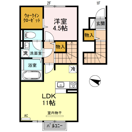 コントレイルの間取り