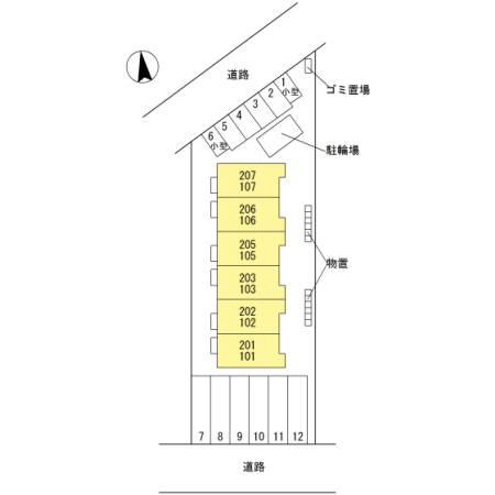 コントレイルの区画図