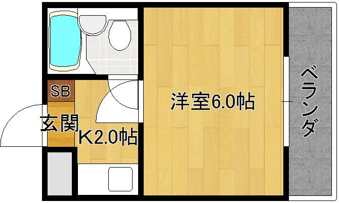 ライプハイツの間取り