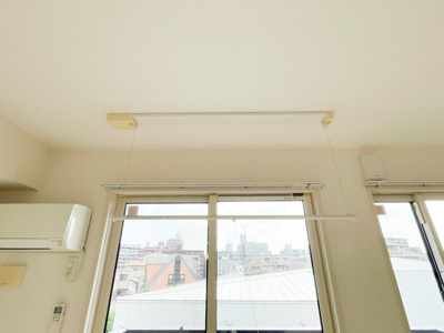 【展望】 | リピエーノ タカミヤ B棟 | B202 室内物干し