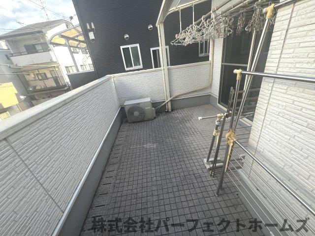 門真市大池町戸建のバルコニー|開放的で明るい空間を演出してくれるバルコニーです
