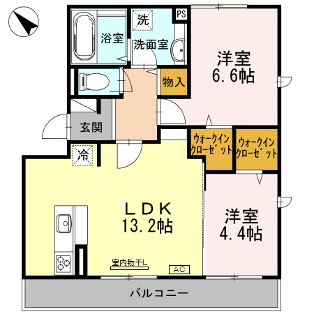プランドールハイムの間取り