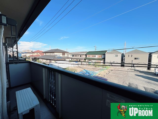 メルベーユ・ボヌールD棟のバルコニー