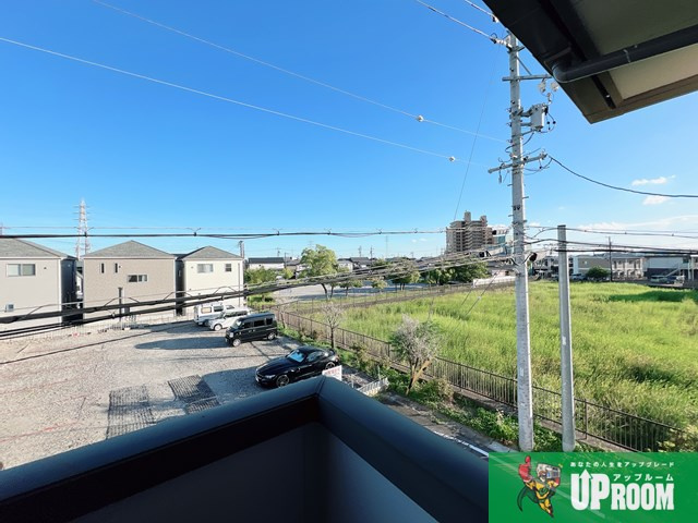 メルベーユ・ボヌールD棟のバルコニー