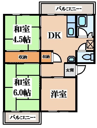 【間取り】 | 星田団地