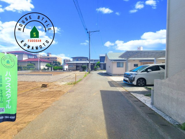 熊本市東区月出2丁目第1-2棟(1号棟)の外観|デザイン性のある外観です。