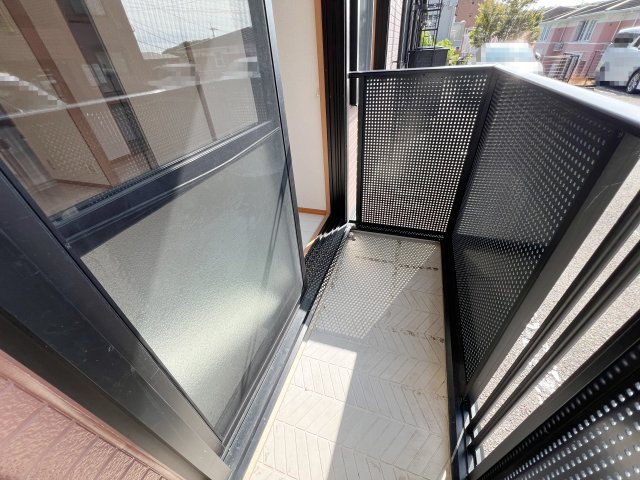 セジュール妙見 B棟のバルコニー