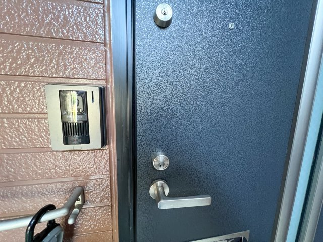 セジュール妙見 B棟の玄関