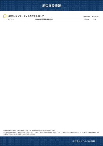 【その他】 | 【FIT】小平上水新町３期 | 周辺施設情報