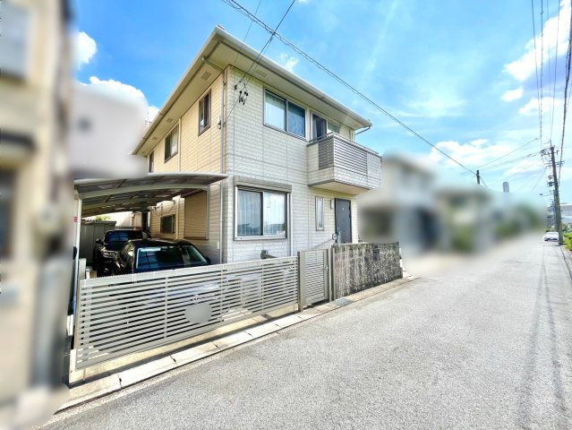 千種区東千種台戸建の外観|パナソニックホームズ施工　建物面積32.58坪　間取4LDK＋納戸　