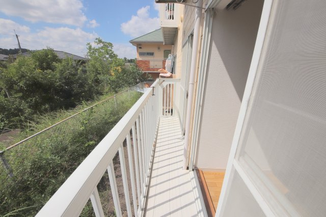 グランディーナ左京のバルコニー