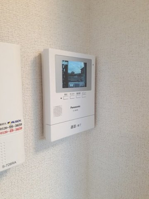 【セキュリティ】 | エスポワールＭ | モニター付きインターホンです