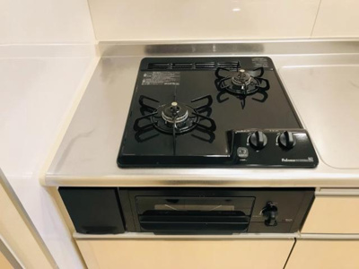 【キッチン】 | リタ・パルティール | ２口コンロ