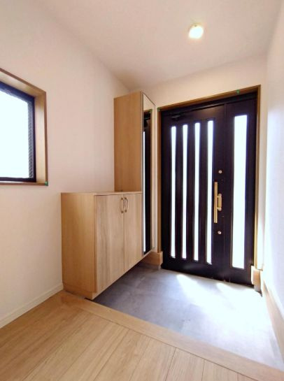 南区西大沼5丁目　中古戸建の玄関|毎日通る玄関はこちらです