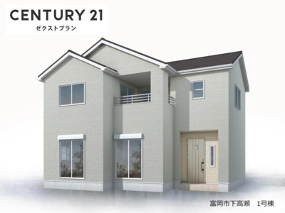 【外観】 | 富岡市下高瀬 1号棟 | イメージパース※実際の色と異なる場合があります。