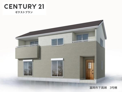 【外観】 | 富岡市下高瀬 3号棟 | イメージパース※実際の色と異なる場合があります。