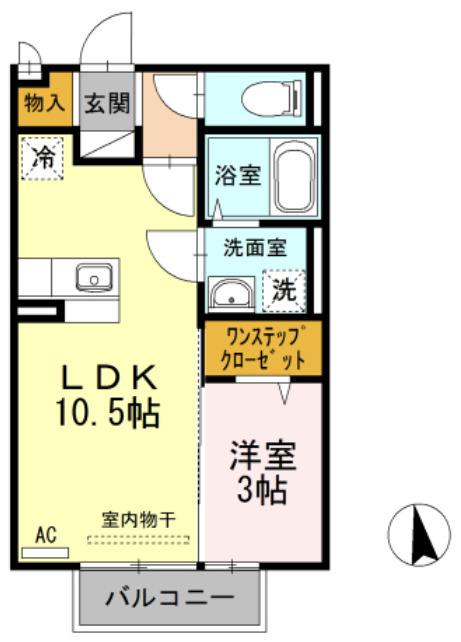 オリーヴァ東合川の間取り