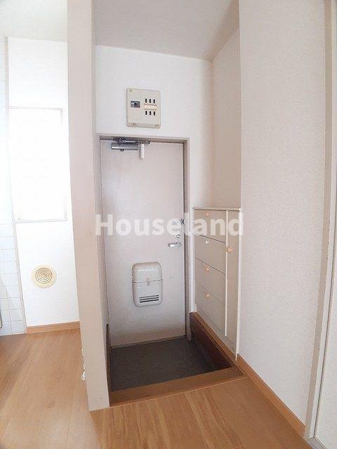 ＭハイツⅡの玄関