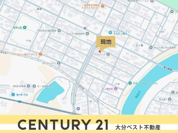 王ノ瀬一丁目　土地の土地図|※図面と現況が異なる場合は現況を優先。