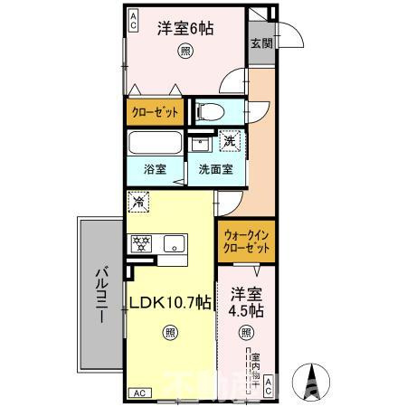 アンビシャス西熊本の間取り