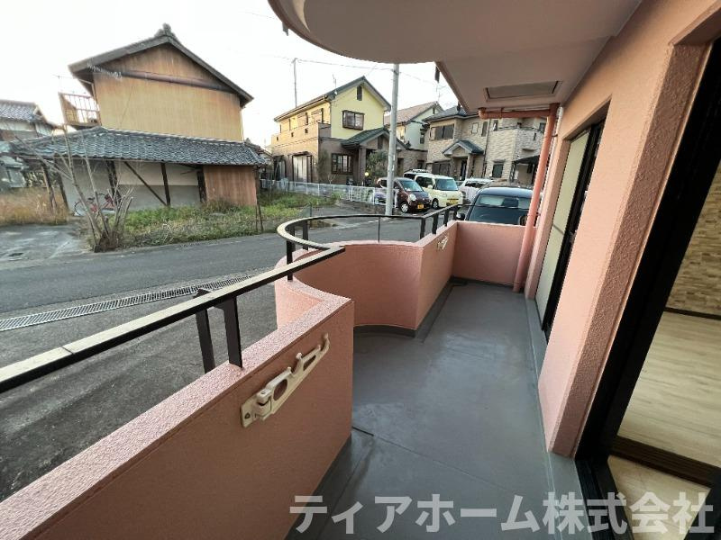 サンメゾン橋本弐番館のバルコニー