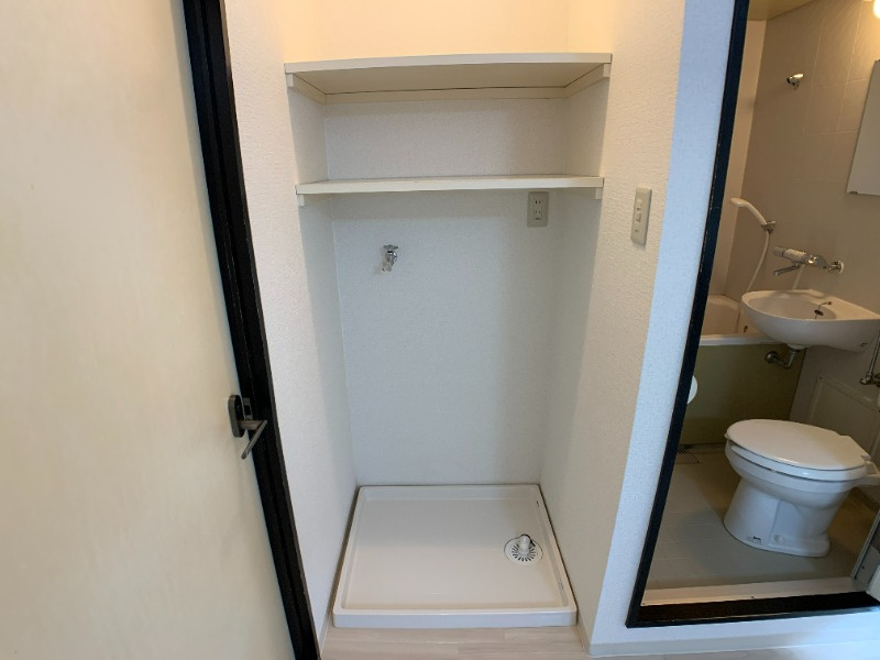 橋本市野の賃貸マンションの洗面所