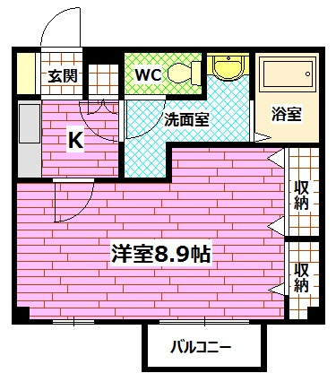 フォブール本町の間取り