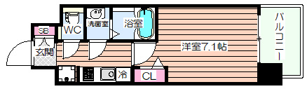 【間取り】 | プレサンスOSAKA姫里エンファシス