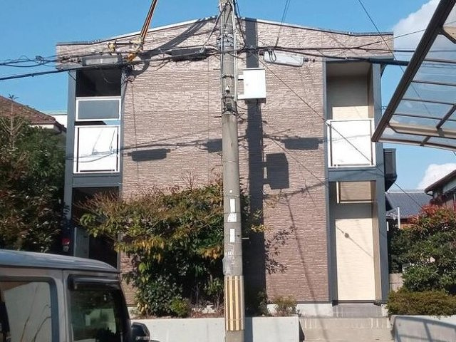 明石市上ノ丸２丁目のアパートの外観