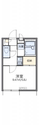 神戸市灘区畑原通２丁目のアパートの間取り