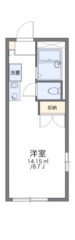 神戸市灘区天城通７丁目のアパートの間取り