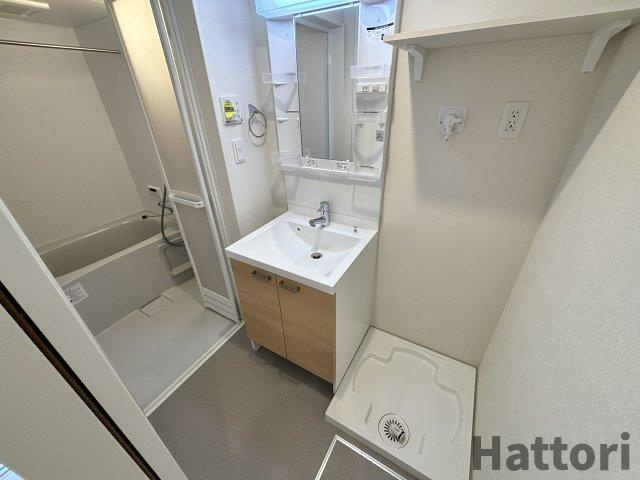 アンジュレジデンス石橋の独立洗面台