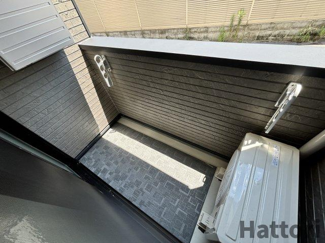 アンジュレジデンス石橋のバルコニー