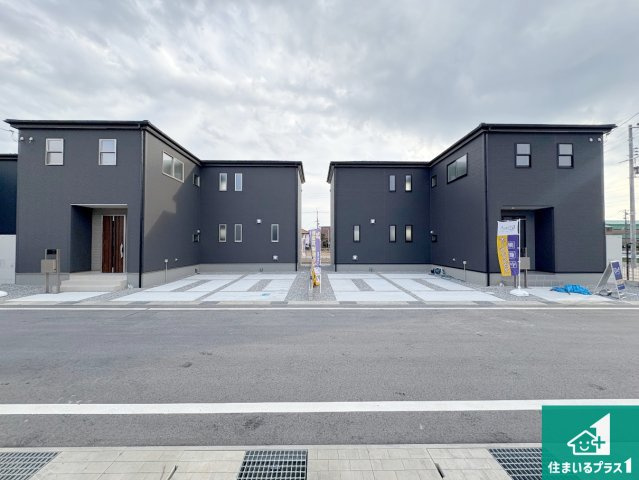 長浜市川崎町　新築一戸建ての外観|お客様に長く安心して住んでいだだける事にこだわった家づくり！住んでからのアフターサービスにもしっかりと取り組んでいます！