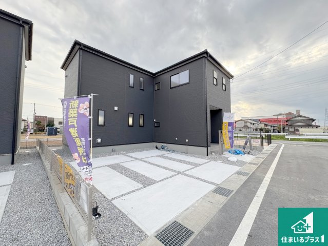 長浜市川崎町　新築一戸建ての外観|安心の10年保証！外観を美しく保ち、雨水で汚れを落とします！気になることがありましたら、お気軽にお問い合わせください！