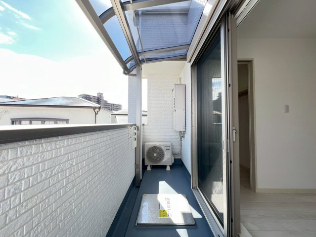 クリエオーレ原町のバルコニー