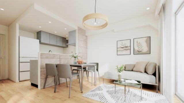 【居間・リビング】 | ミオカステーロ入谷 | ※CG画像になります。