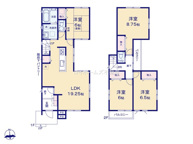 【間取り】 | 名古屋市港区大西２丁目27『仲介料無料』新築戸建て | 20号棟