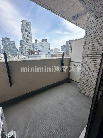 アルグラッド福島EASTのバルコニー