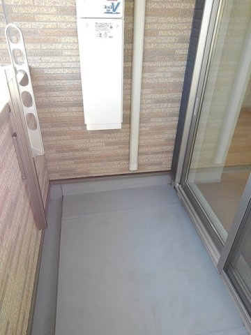 プレザンス中浜のバルコニー