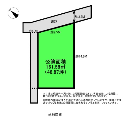 新発田市御幸町2丁目　売地