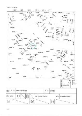 新発田市御幸町2丁目　売地の土地図