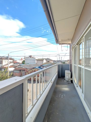 ライスハイツのバルコニー