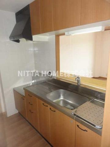 ロワールコートのキッチン|カウンターキッチン付き(*^^*)ガスコンロ設置できます○