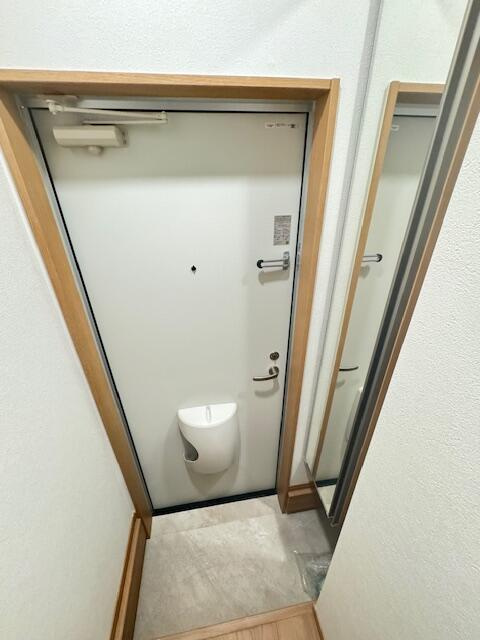 ハイツ柴又の玄関